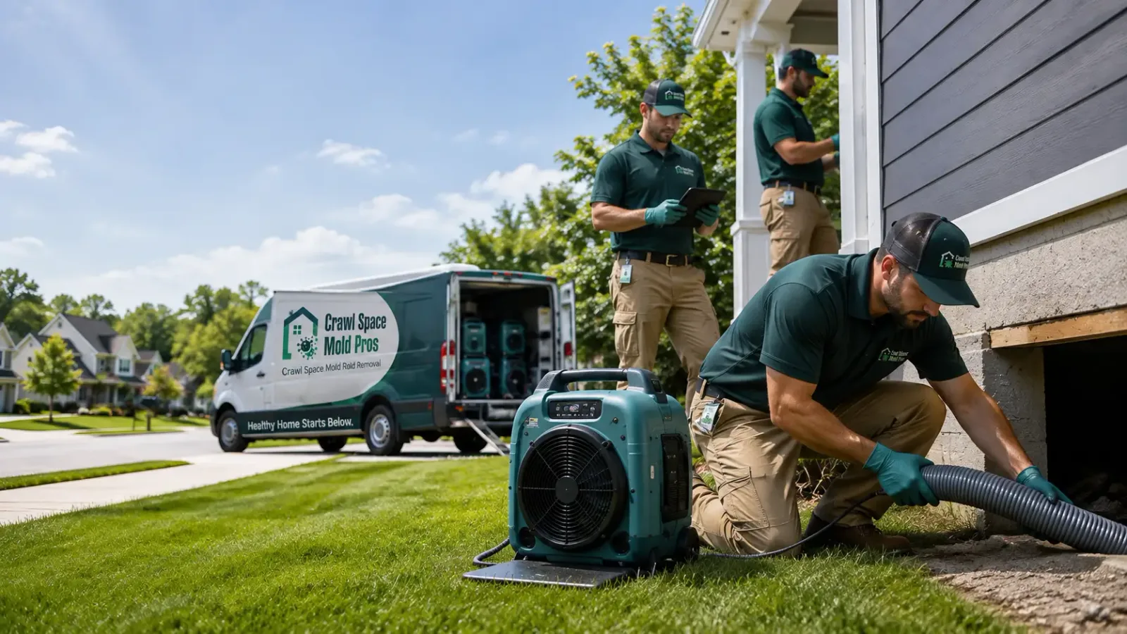 Crawl Space Mold Removal in Plainfield, CT